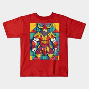 Viking Blocks Kids T-Shirt